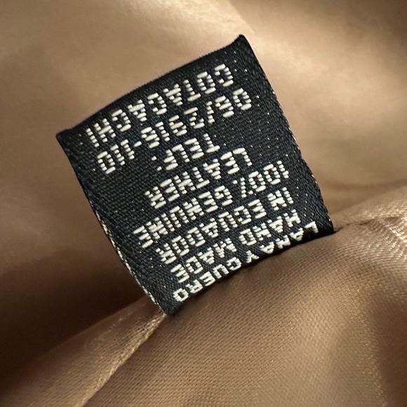 Chic Women's Brown Leather Jacket - Picture 8 of 10